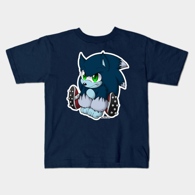 Angry Werehog Noises Kids T-Shirt by CintiaTC